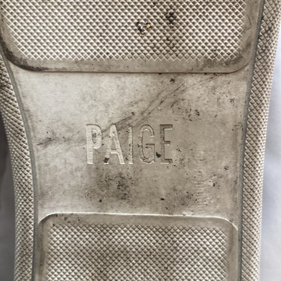 Paige Leather Black and Leopard Print Sneakers 9.5 - Picture 2 of 8